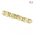 Diamond Bubble Ring, 14K Yellow Gold