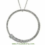 Diamond Circle Necklace