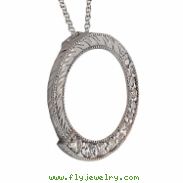 Diamond circle necklace, 6 different diamond sizes, ranging from 0.015 ct to 0.065 ct. 