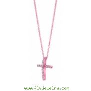 Diamond cross necklace