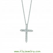 Diamond cross necklace