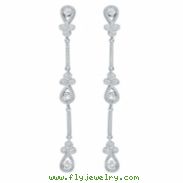 Diamond Drop Chandelier Stiletto Earrings