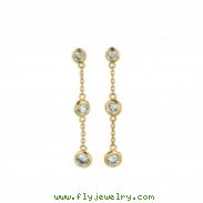 Diamond drop earrings