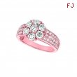 Diamond flower ring