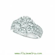 Diamond flower ring