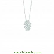 Diamond girl necklace