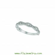 Diamond Guard Ring Stackable Band