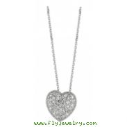 Diamond heart necklace