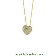 Diamond heart necklace