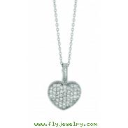 Diamond heart necklace