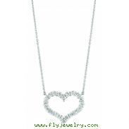 Diamond heart necklace