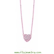 Diamond heart necklace