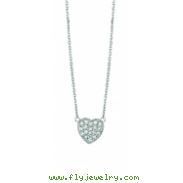 Diamond heart necklace