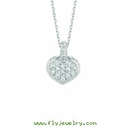 Diamond heart necklace