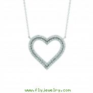 Diamond heart necklace