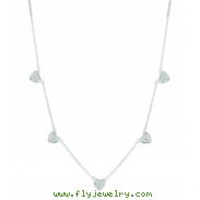 Diamond heart necklace