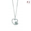 Diamond Heart Pendant Necklace