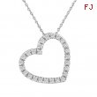 Diamond Heart Pendant Necklace