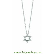 Diamond Jewish Star of David Pendant Necklace