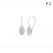 Diamond marquise shape earrings
