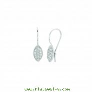 Diamond marquise shape earrings