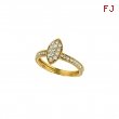 Diamond marquise shape ring