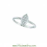 Diamond marquise shape ring