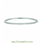 Diamond milgrain bangle