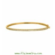 Diamond milgrain bangle