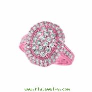 Diamond oval ring