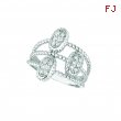 Diamond oval ring