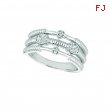 Diamond oval ring