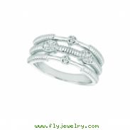 Diamond oval ring