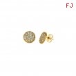 Diamond pave earrings