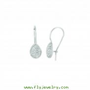 Diamond pear shape earrings