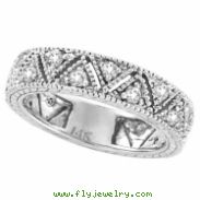 Diamond Ring Band Eternity White Gold