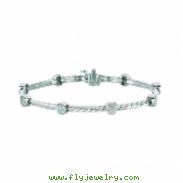 Diamond round bracelet