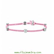 Diamond round bracelet