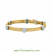 Diamond round bracelet