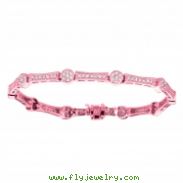 Diamond round bracelet