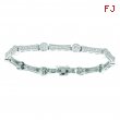 Diamond round bracelet