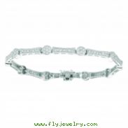 Diamond round bracelet