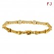 Diamond round bracelet