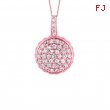 Diamond round necklace