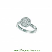 Diamond round ring