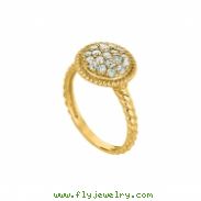 Diamond round ring