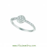 Diamond round ring