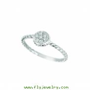 Diamond round ring