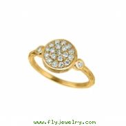 Diamond round ring