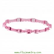 Diamond square bracelet